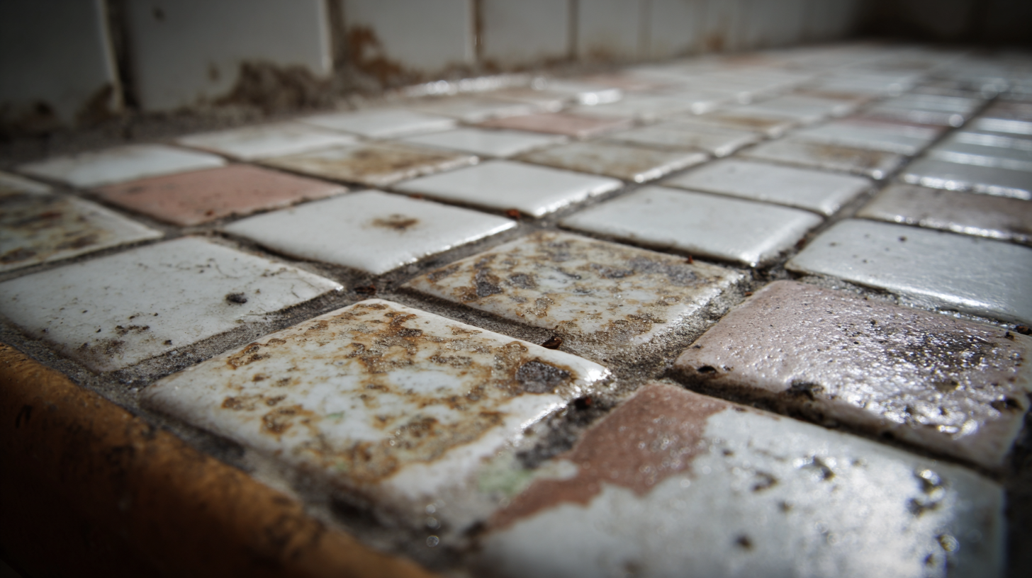 Save Moldy Grout and Restore Stained Tile Surfaces